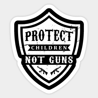 Protect Children Not Guns Sticker